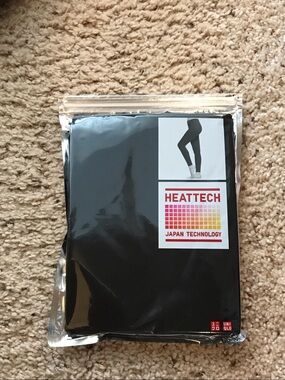 Uniqlo Heattech Packaged Black Thermal Wear